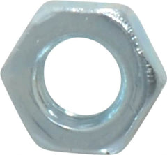 Value Collection - M6x1.00 Steel Right Hand Hex Jam Nut - 10mm Across Flats, 3.2mm High, Zinc-Plated Finish - Exact Tooling