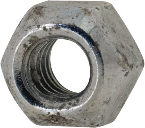 Value Collection - M4x0.70 Metric Coarse Grade 8 Hex Lock Nut with Distorted Thread - 3.7mm High, Zinc-Plated Finish - Exact Tooling