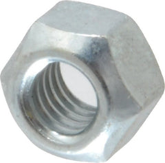 Value Collection - M8x1.25 Metric Coarse Grade 8 Hex Lock Nut with Distorted Thread - 7mm High, Zinc-Plated Finish - Exact Tooling