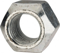 Value Collection - M24x3.00 Metric Coarse Grade 8 Hex Lock Nut with Distorted Thread - 24mm High, Zinc-Plated Finish - Exact Tooling