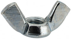 Value Collection - M5x0.80, Zinc Plated, Iron Standard Wing Nut - 2.3mm Wing Span, 11mm Wing Span - Exact Tooling
