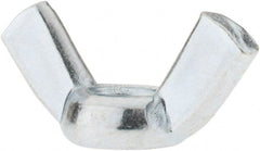 Value Collection - M10x1.50, Zinc Plated, Iron Standard Wing Nut - 4.6mm Wing Span, 23mm Wing Span - Exact Tooling