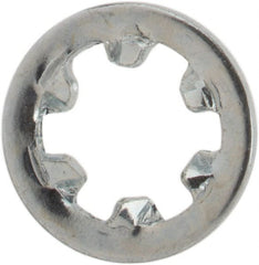 Value Collection - M2.5 Screw, 2.8mm ID, Spring Steel Internal Tooth Lock Washer - 5.5mm OD, Zinc-Plated, Grade 2 - Exact Tooling