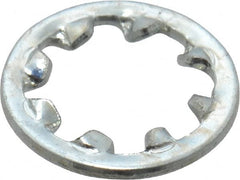 Value Collection - M6 Screw, 6.4mm ID, Spring Steel Internal Tooth Lock Washer - 11mm OD, Zinc-Plated, Grade 2 - Exact Tooling