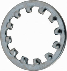 Value Collection - M20 Screw, 21mm ID, Spring Steel Internal Tooth Lock Washer - 33mm OD, Zinc-Plated, Grade 2 - Exact Tooling