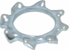 Value Collection - M6 Screw, 6.4mm ID, Spring Steel External Tooth Lock Washer - 11mm OD, Zinc-Plated, Grade 2 - Exact Tooling