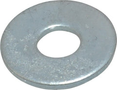 Value Collection - M5 Screw, Steel Fender Flat Washer - 5.3mm ID x 15mm OD, 1.2mm Thick, Zinc-Plated Finish - Exact Tooling