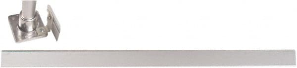 Hollaender - 8' Long x 4" High, Aluminum Toeboard - 4" Pipe, Includes Toeboard & Bag Hardware - Exact Tooling