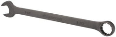 Paramount - 1-1/2" 12 Point Combination Wrench - 20-1/2" OAL, Chrome Vanadium Steel, Black Finish - Exact Tooling
