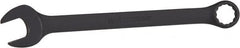 Paramount - 3/4" 12 Point Offset Combination Wrench - 15° Offset Angle, 9-43/64" OAL, Chrome Vanadium Steel, Black Finish - Exact Tooling