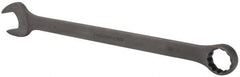 Paramount - 32mm 12 Point Offset Combination Wrench - 15° Offset Angle, 15-1/2" OAL, Chrome Vanadium Steel, Black Finish - Exact Tooling