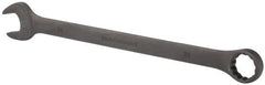 Paramount - 28mm 12 Point Offset Combination Wrench - 15° Offset Angle, 15-1/2" OAL, Chrome Vanadium Steel, Black Finish - Exact Tooling