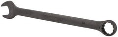 Paramount - 24mm 12 Point Offset Combination Wrench - 15° Offset Angle, 12-15/32" OAL, Chrome Vanadium Steel, Black Finish - Exact Tooling
