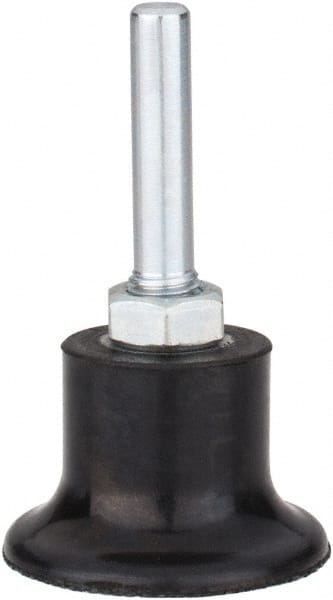 Tru-Maxx - 1-1/2" Diam Quick-Change Type P Disc Backing Pad - 1/4" Shank Diam, Medium Density, 30,000 RPM, Quick-Lok Compatible - Exact Tooling