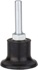 Tru-Maxx - 1-1/2" Diam Quick-Change Type P Disc Backing Pad - 1/4" Shank Diam, Medium Density, 30,000 RPM, Quick-Lok Compatible - Exact Tooling