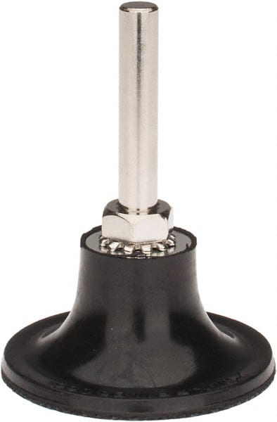 Tru-Maxx - 2" Diam Quick-Change Type R Disc Backing Pad - 1/4" Shank Diam, Soft Density, 30,000 RPM, Quick-Lok Compatible - Exact Tooling