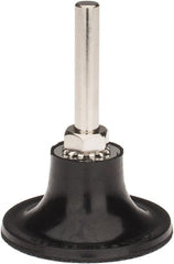 Tru-Maxx - 2" Diam Quick-Change Type R Disc Backing Pad - 1/4" Shank Diam, Soft Density, 30,000 RPM, Quick-Lok Compatible - Exact Tooling