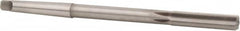 Alvord Polk - 9/32" High Speed Steel 6 Flute Chucking Reamer - Straight Flute, 1MT Morse Taper Shank, 1-1/2" Flute Length, 6" OAL - Exact Tooling