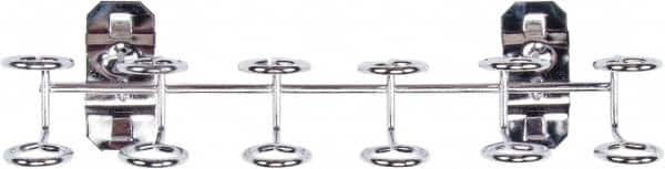 Triton - 3/4" ID, Multi-ring Tool Holder Pegboard Hook - 1-7/8" Projection, Stainless Steel - Exact Tooling