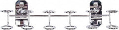 Triton - 3/4" ID, Multi-ring Tool Holder Pegboard Hook - 1-7/8" Projection, Stainless Steel - Exact Tooling