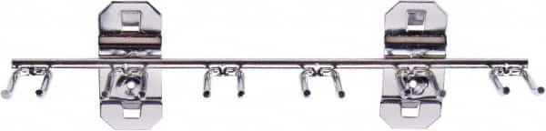 Triton - 3/4" ID, Multi-Prong Tool/Wrench Holder Pegboard Hook - 1-13/32" Projection, Stainless Steel - Exact Tooling