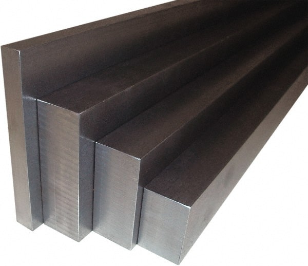 Value Collection - 6" Long x 3-1/2" Wide x 2-1/4" Thick, 1018 Rectangular Bar - Exact Tooling