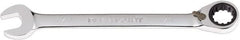 Paramount - 11/16" 12 Point Combination Wrench - 13° Head Angle, 8-7/8" OAL, Chrome Vanadium Steel, Polished Finish - Exact Tooling
