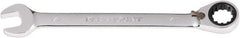Paramount - 1/2" 12 Point Combination Wrench - 13° Head Angle, 7" OAL, Chrome Vanadium Steel, Polished Finish - Exact Tooling
