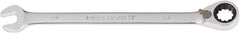 Paramount - 1/4" 12 Point Combination Wrench - 13° Head Angle, 5" OAL, Chrome Vanadium Steel, Polished Finish - Exact Tooling