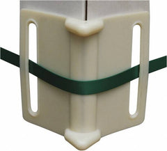 Vestil - 3-7/8" Long x 3-7/8" Wide x 5-3/8" High x 7/64" Thick Edge Guard - White, Cardboard Box, 100 Piece - Exact Tooling