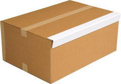 Vestil - 36" Long x 3" Wide x 3" High x 1/16" Thick Edge - White, Cardboard Box, 50 Piece - Exact Tooling