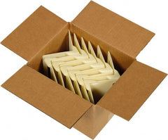 Vestil - 3-7/8" Long x 3-7/8" Wide x 5-3/8" High x 7/64" Thick Edge Guard - White, Cardboard Box, 12 Piece - Exact Tooling