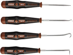 Paramount - 4 Piece Hook & Probe Set - Carbon Steel - Exact Tooling