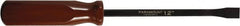 Paramount - 12" OAL Pry Bar - 3/4" Wide, Carbon Steel - Exact Tooling