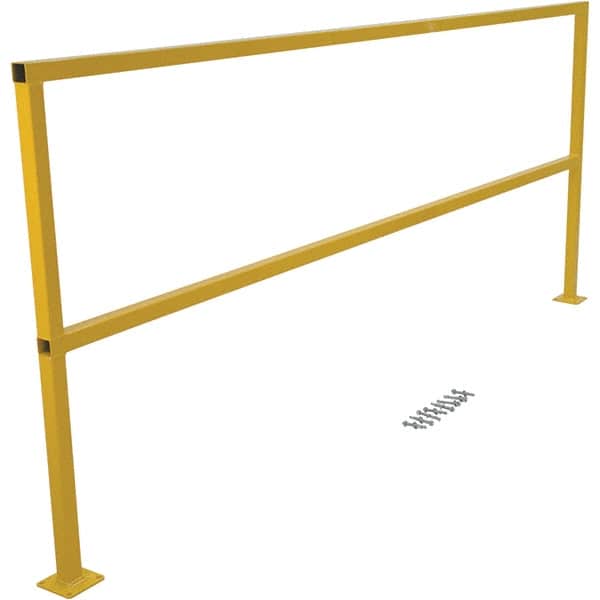 Vestil - 98-1/2" Long x 42" High, Steel Square Handrails - Exact Tooling