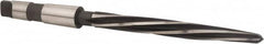 Alvord Polk - 1-3/8" Reamer Diam, 1-1/16" Small End Diam, 4MT Morse Taper Shank, 7-3/8" Flute, Bridge Reamer - Exact Tooling