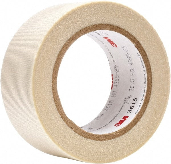 3M - 36 Yd Long x 2" Wide, White Silicone Glass Cloth Tape - Exact Tooling