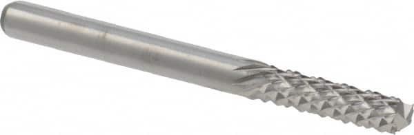 M.A. Ford - 1/8" Diam, 1/2" LOC, End Mill End, Solid Carbide Diamond Pattern Router Bit - 1-1/2" OAL, 1/8" Shank Diam - Exact Tooling