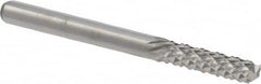 M.A. Ford - 1/8" Diam, 1/2" LOC, End Mill End, Solid Carbide Diamond Pattern Router Bit - 1-1/2" OAL, 1/8" Shank Diam - Exact Tooling