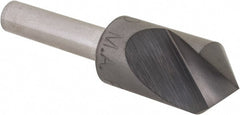 M.A. Ford - 1/2" Head Diam, 1/4" Shank Diam, 1 Flute 90° High Speed Steel Countersink - Exact Tooling