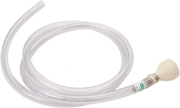Unger - 6' Long Water Hose - 1" Diam, Plastic, Hot Water Compatible, All Season, Clear - Exact Tooling