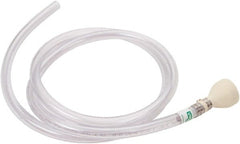 Unger - 6' Long Water Hose - 1" Diam, Plastic, Hot Water Compatible, All Season, Clear - Exact Tooling