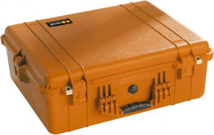 Pelican Products, Inc. - 19-23/64" Wide x 8-51/64" High, Clamshell Hard Case - Orange, Polyethylene - Exact Tooling