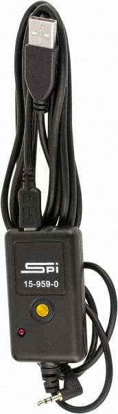 SPI - 40" Long SPC Cable - Use with Micrometers - Exact Tooling