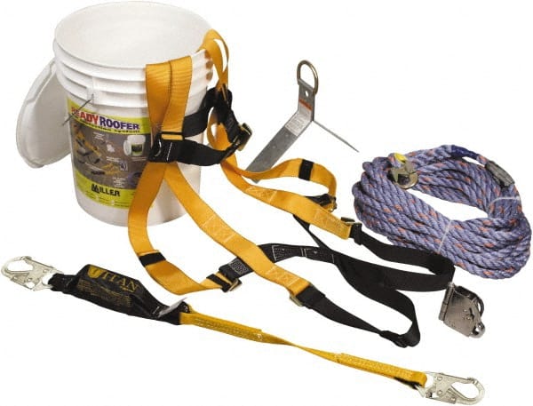 Miller - Fall Protection Kits Type: Roofer's Kit Size: Universal - Exact Tooling