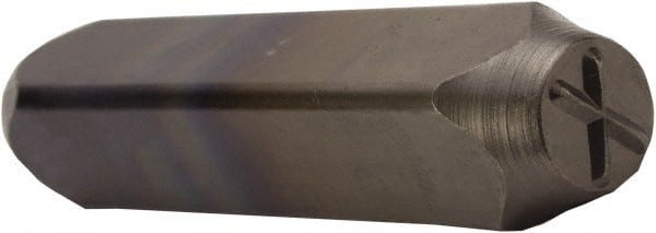 C.H. Hanson - Letter X Machine Made Individual Steel Stamp - 5/16" Character - Exact Tooling