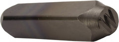 C.H. Hanson - Letter W Machine Made Individual Steel Stamp - 1/8" Character - Exact Tooling