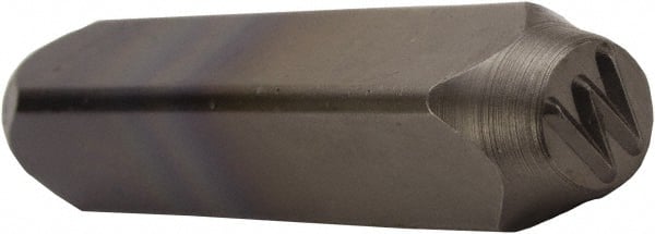 C.H. Hanson - Letter W Machine Made Individual Steel Stamp - 1/4" Character - Exact Tooling