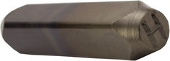 C.H. Hanson - 1/4" Character Size, H Character, Heavy Duty Individual Steel Stamp - Exact Tooling