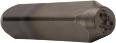 C.H. Hanson - 5/32" Character Size, @ Character, Heavy Duty Individual Steel Stamp - Exact Tooling